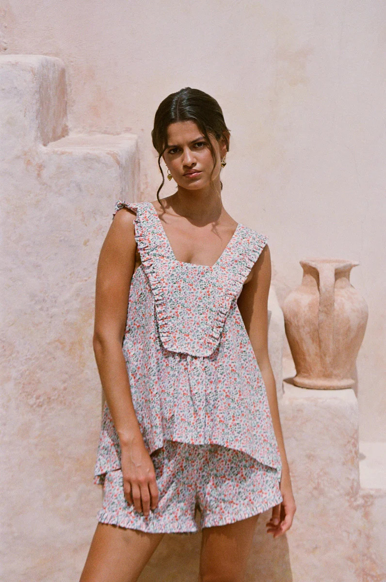 Elsie Sleep Set - Cotton - Floret | Piyama US