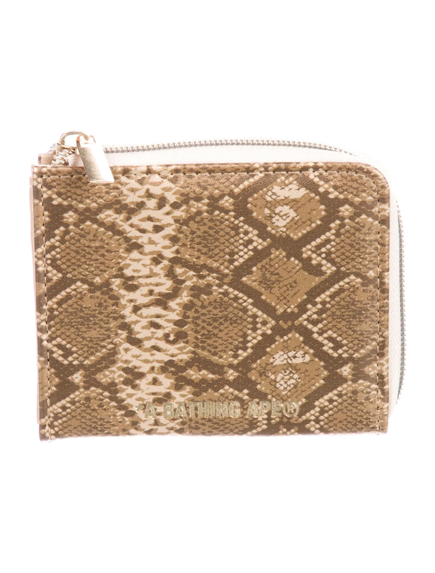 Snake Pattern Lucky Mini Leather Compact Wallet | The RealReal