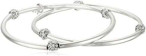 Nine West Women's Multi Row Stretch Bangle Bracelets — Nine West Women's Multi Row Stretch Bang... | Amazon (US)