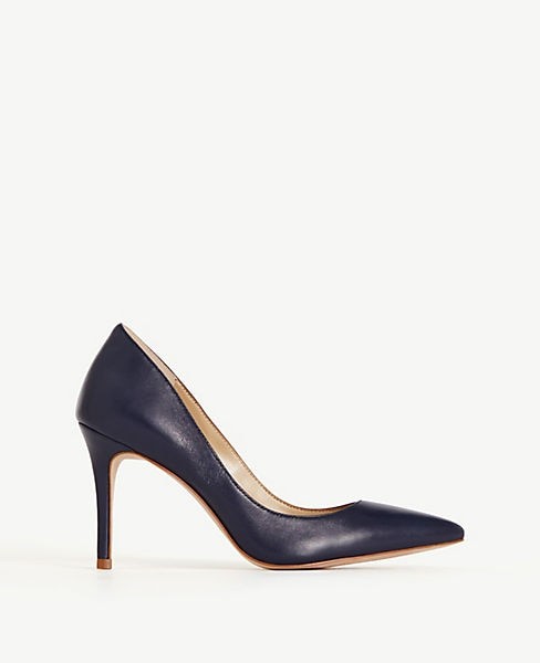 Mila Leather Pumps | Ann Taylor | Ann Taylor (US)