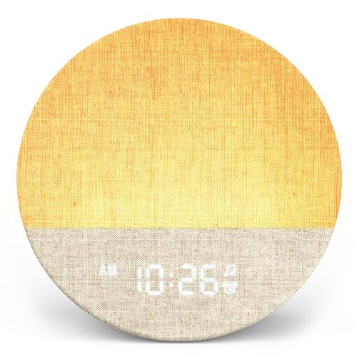 Dreamegg Sunrise 1 - Sunrise Alarm Clock, Sound Machine for Sleep, Customizable Sleep Routines, Dimmable Night Light, 29 Soothing Sounds, White Noise Machine, Wake Up Light for Bedrooms, Adults, Kids | Amazon (US)