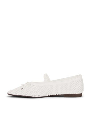 Schutz Arissa Flat in White from Revolve.com | Revolve Clothing (Global)
