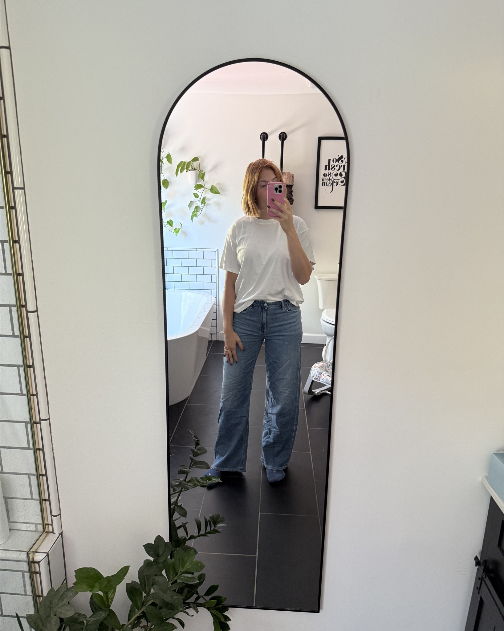 Two months PP trying to find jeans - these were perf! I’m 5’10 and get a long for reference 

#LTKMidsize #LTKFallSale #LTKTall