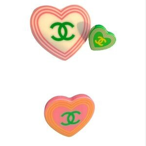 CHANEL RARE VINTAGE Heart Pin Set | Poshmark