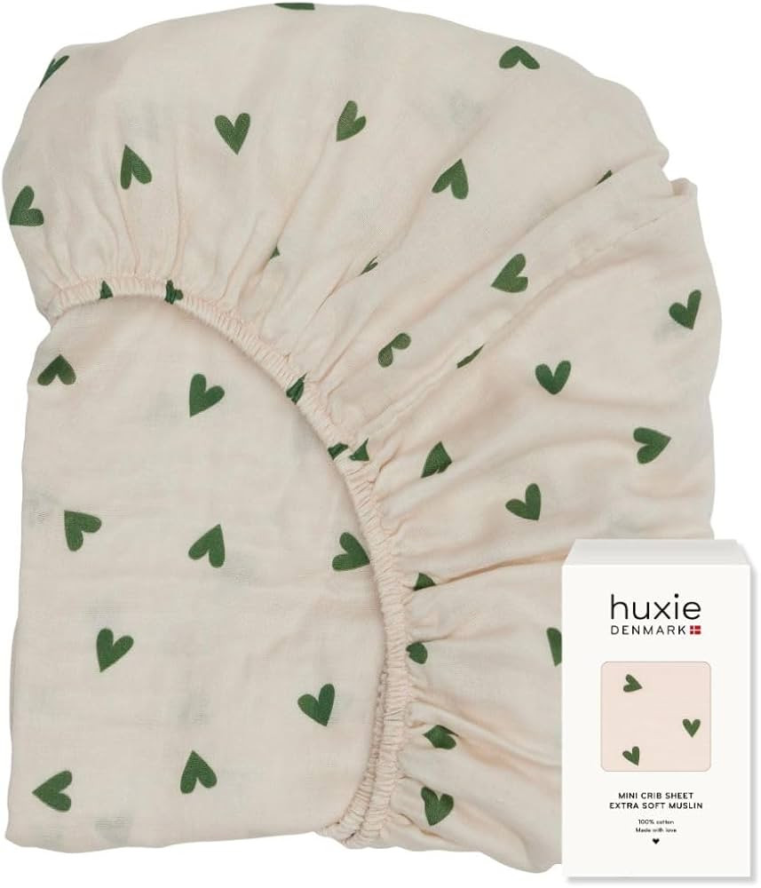 Denmark - Super Soft Muslin Mini Crib Sheets - 24'' x 38'' - 100% Organic Baby Crib Sheets for Bo... | Amazon (US)