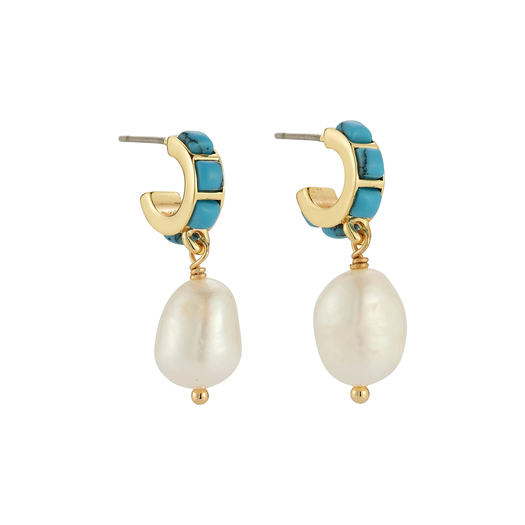 Gracen Earrings | Blue Beaded Statement Earrings | Mignonne Gavigan | Mignonne Gavigan