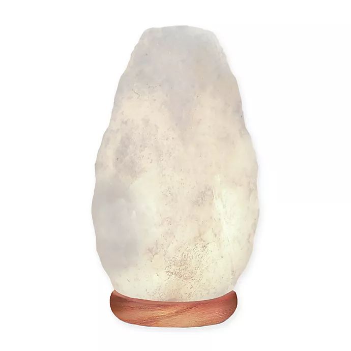 Himalayan Glow® Medium Natural Salt Crystal Lamp in White | Bed Bath & Beyond