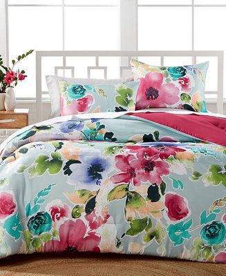 Amanda 3-Pc. Reversible Comforter Sets | Macys (US)