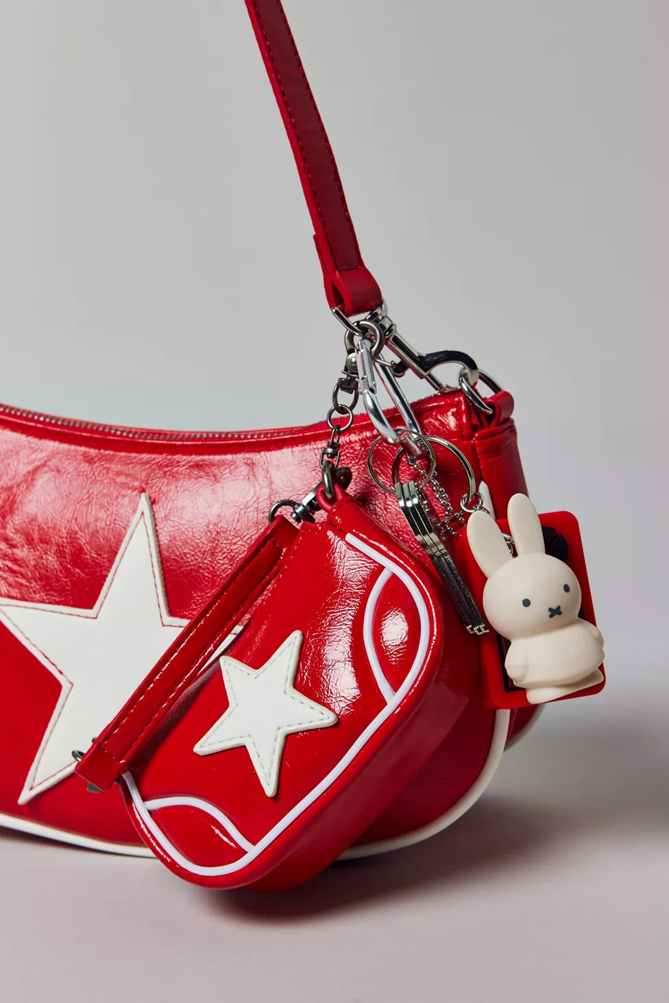 Mini Daphne Moto Bag Bag Charm | Urban Outfitters (US and RoW)
