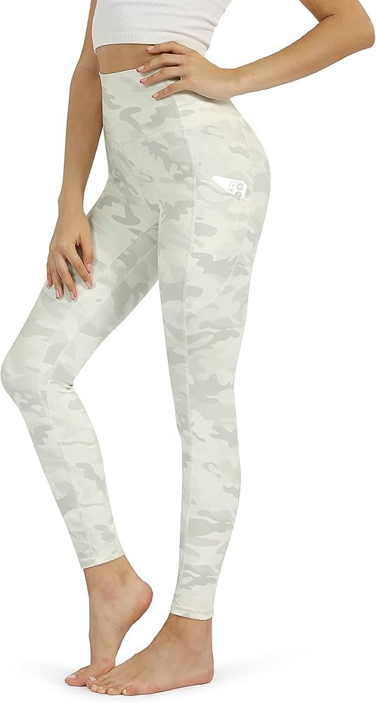 ODODOS Women's High Waisted Yoga Leggings with Pockets,Tummy Control Non See Through Workout Athl... | Amazon (US)