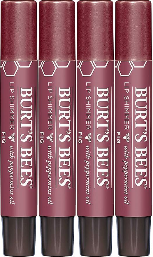 Burt's Bees Lip Shimmer, Lip Gloss With Responsibly Sourced Beeswax, Fig, Natural Origin Lip Care... | Amazon (US)