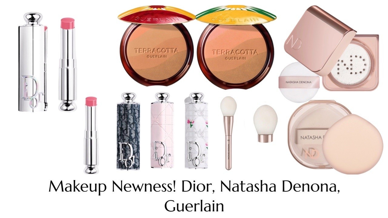 New! Spring Dior Glass Shine Lipsticks and Spring Cases. New! Guerlain Terracotta Bronzers in exclusive casing. New! Natasha Denona Waterproof Translucent Loose Powder, Puff, and Brush! Omg! This stuff works!!!!

#LTKMothersDay #LTKOver40
