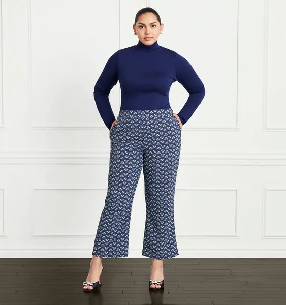 The Winston Pant - Posy Navy Crepe | Hill House Home