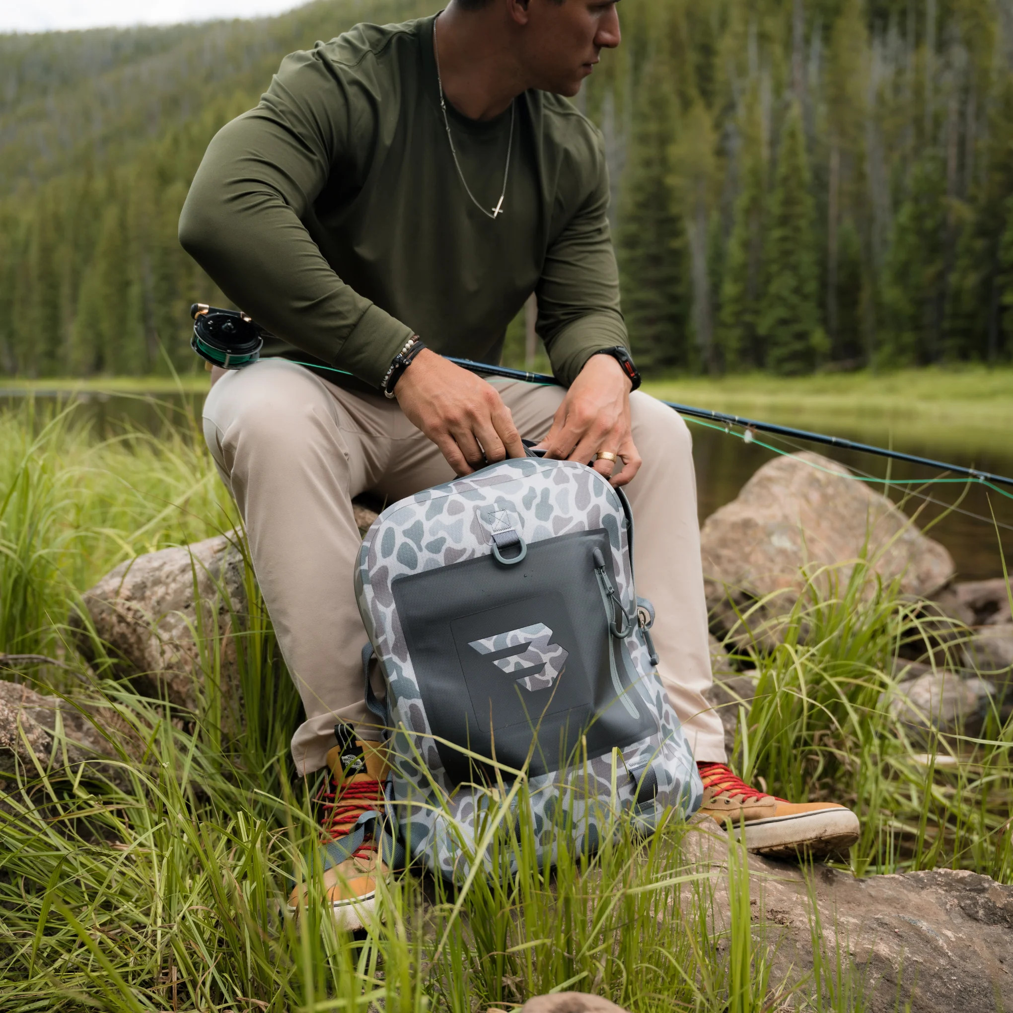 Classic Deer Camo Waterproof Backpack | BURLEBO | BURLEBO