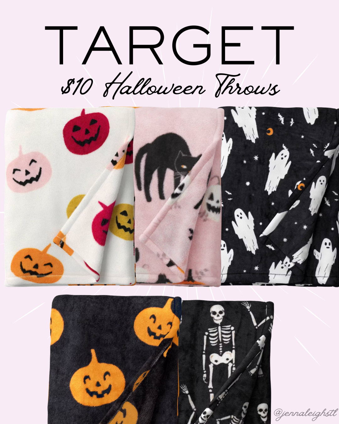 Halloween blanket find at Target! 🎃 These Hyde and EEK! Boutique throw blankets come in so many fun patterns and they’re only $10. Such an easy way to add a little spooky style to your home for the season! 

 #LTKmomlife #LTKSeasonal #LTKHome