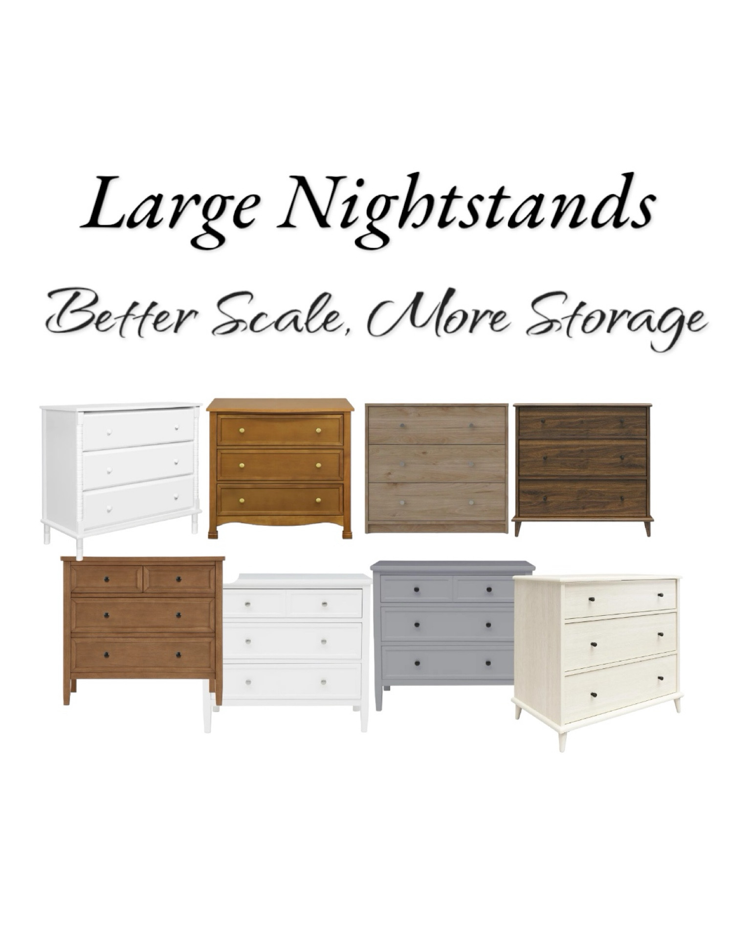 Nightstands. Bedroom. Bedroom furniture. Classic style. Traditional home. Timeless. Bedroom decor. Apartment furniture. Eclectic home. Modern organic. Walmart home  

#LTKHome #LTKSummerSales #LTKKids