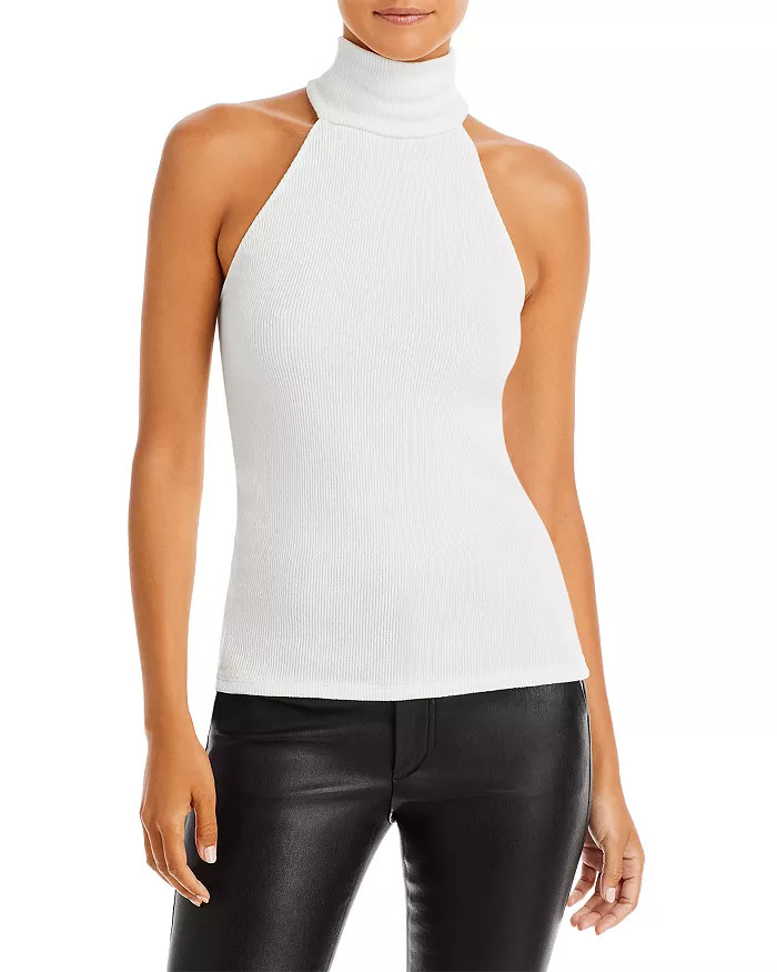 Sleeveless Ribbed Turtleneck | Bloomingdale's (US)