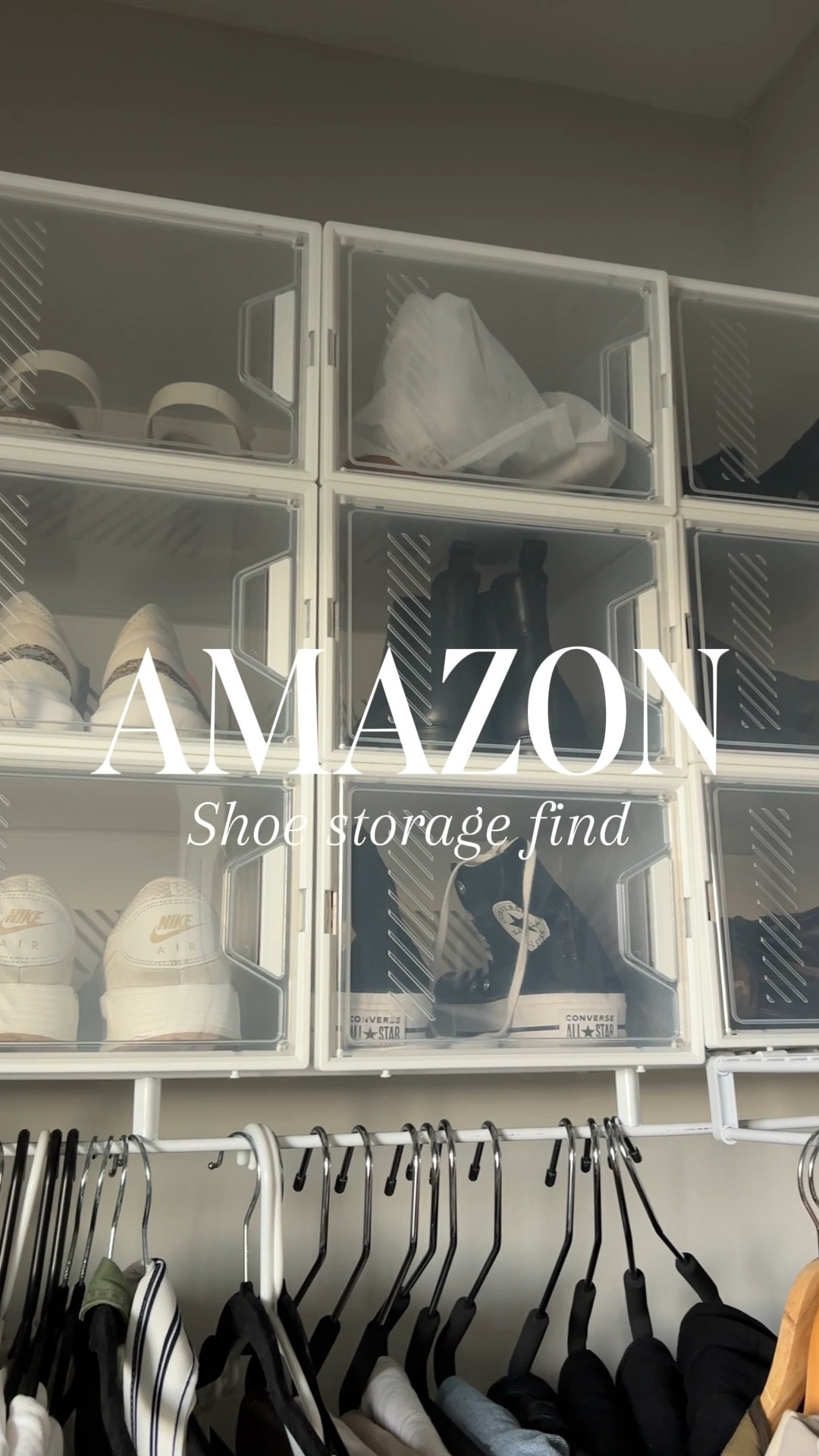 These shoe storage containers are such a great spacer saver! 

#LTKFindsUnder50 #LTKGiftGuide #LTKHome