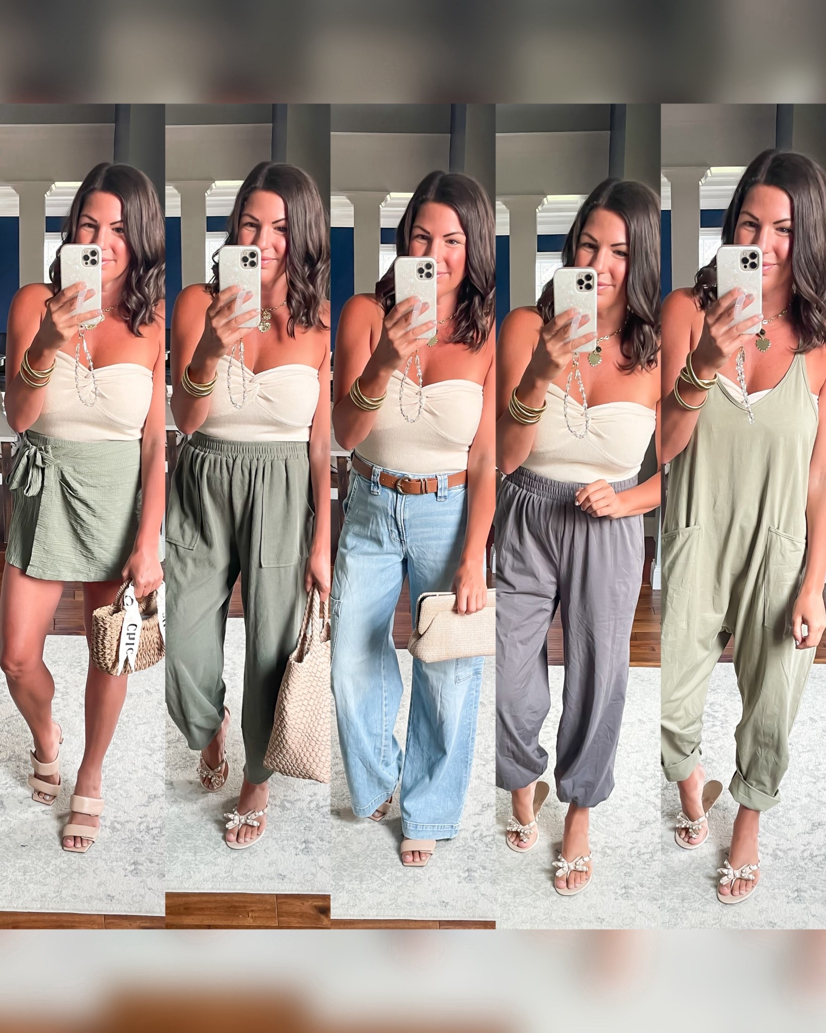 One tube top styled 5 ways 

#LTKOver40 #LTKSeasonal #LTKootd