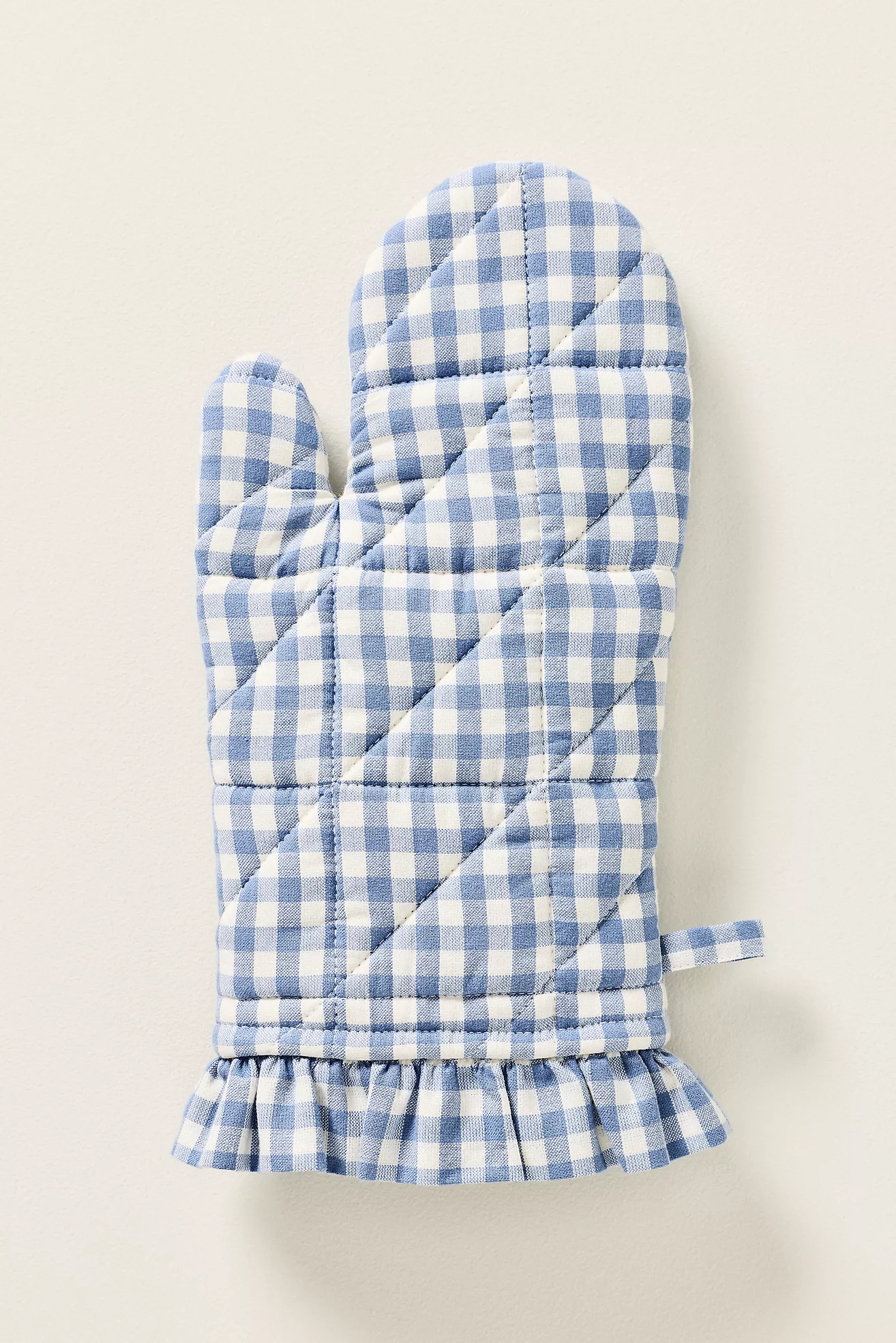 Brynn Gingham Oven Mitt | Anthropologie (US)