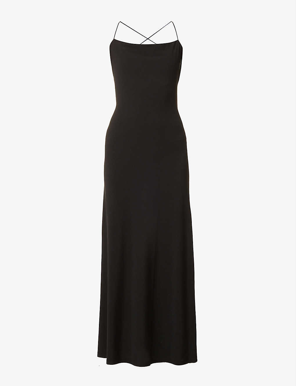 Sifnos cowl neck stretch-woven midi dress | Selfridges