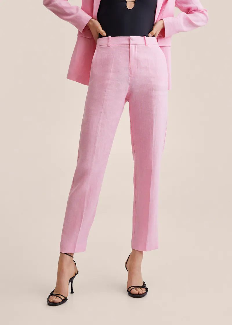 Linen suit trousers | MANGO (US)