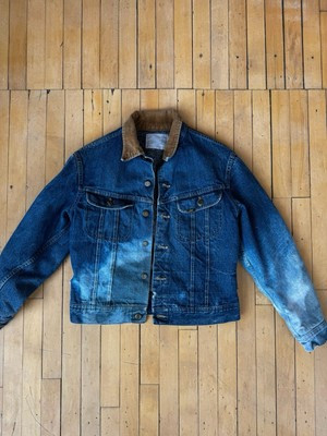 VTG 60s/70s USA Lee Storm Rider Denim Jacket Men Trucker Blanket Lined Curdoroy | eBay | eBay US