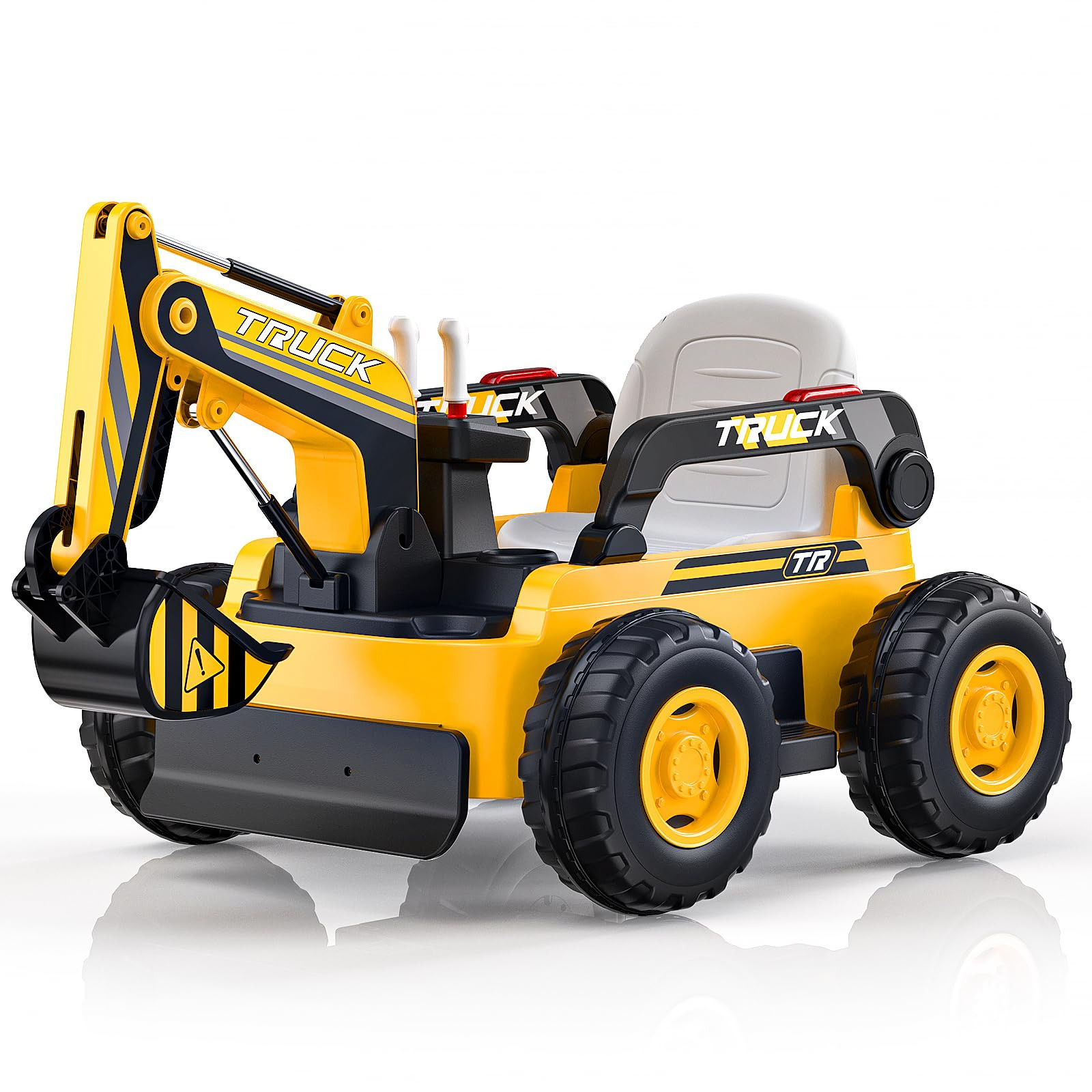 N9 Ride on Excavator, 4WD Ride on Car w/Fully Electric Digging Arm, 4x75W Motor for All-Terrain, ... | Amazon (US)