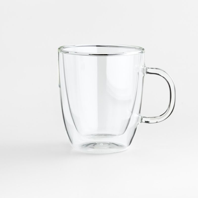 Bodum 10-oz. Double Wall Bistro Mug + Reviews | Crate & Barrel | Crate & Barrel