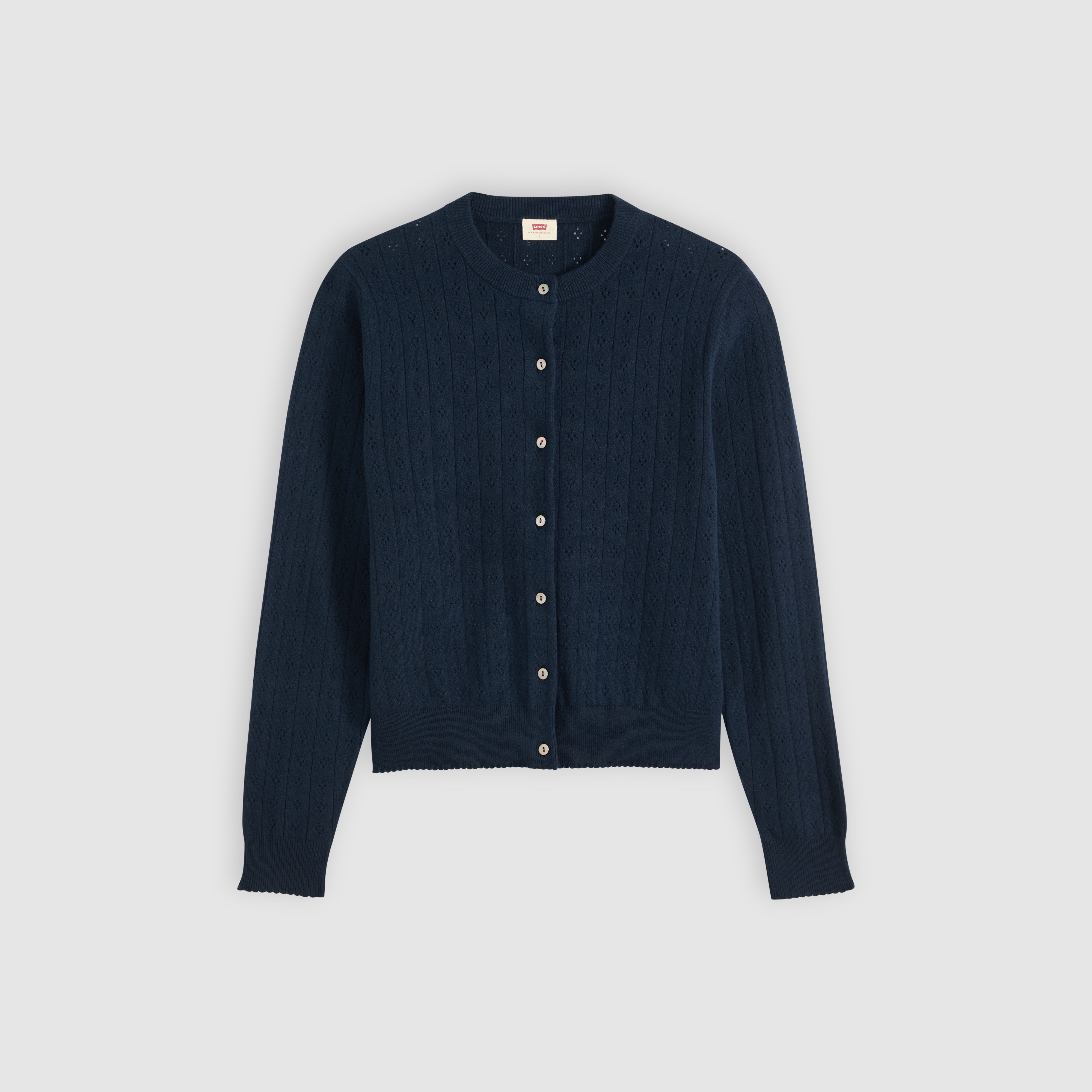 Levi's Supersoft Pointelle Crewneck Cardigan - Women's XXL | Levi's US