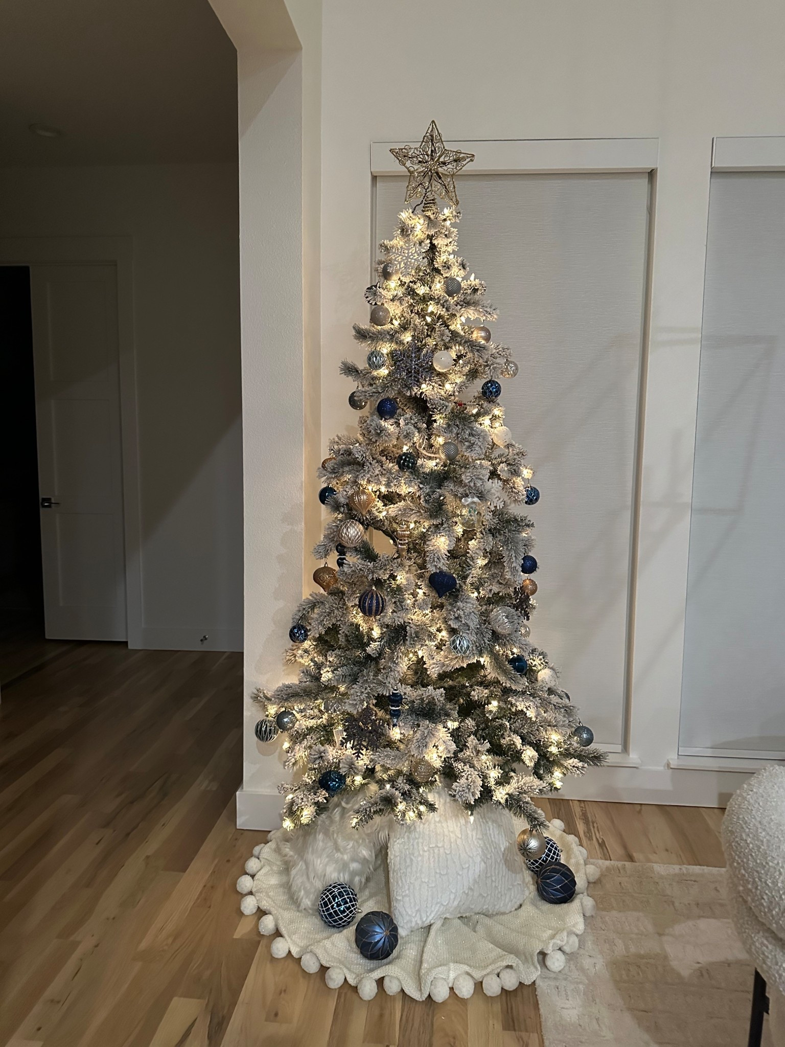 Flocked Christmas tree we have had for years 

#LTKHoliday #LTKFindsUnder100 #LTKFindsUnder50