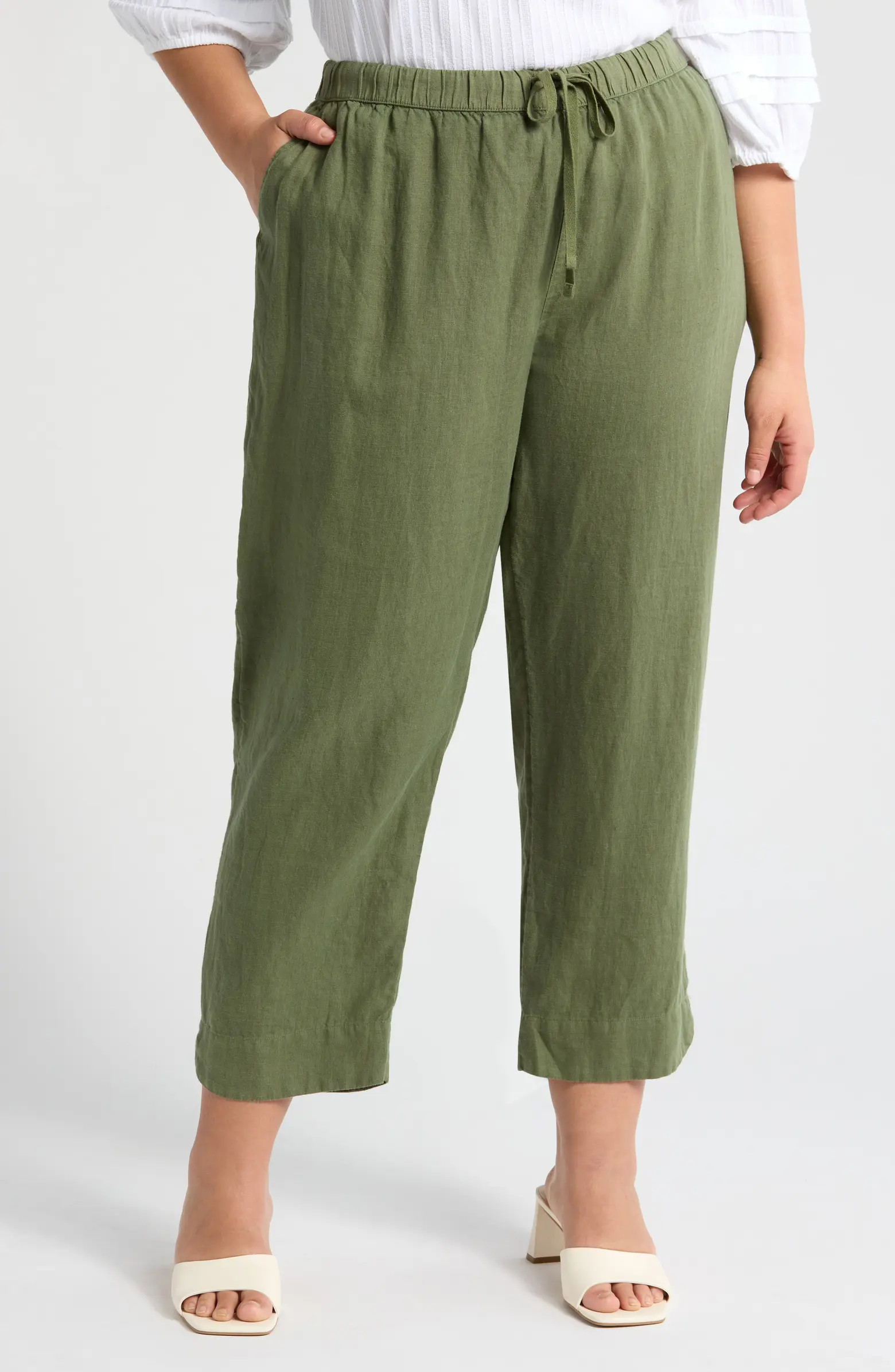 Tapered Linen Pants | Nordstrom