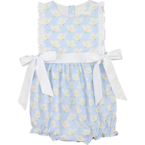 Blue And White Magnolia Bow Bubble - Shipping Mid March | Cecil and Lou