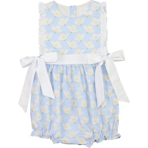 Blue And White Magnolia Bow Bubble - Shipping Mid March | Cecil and Lou