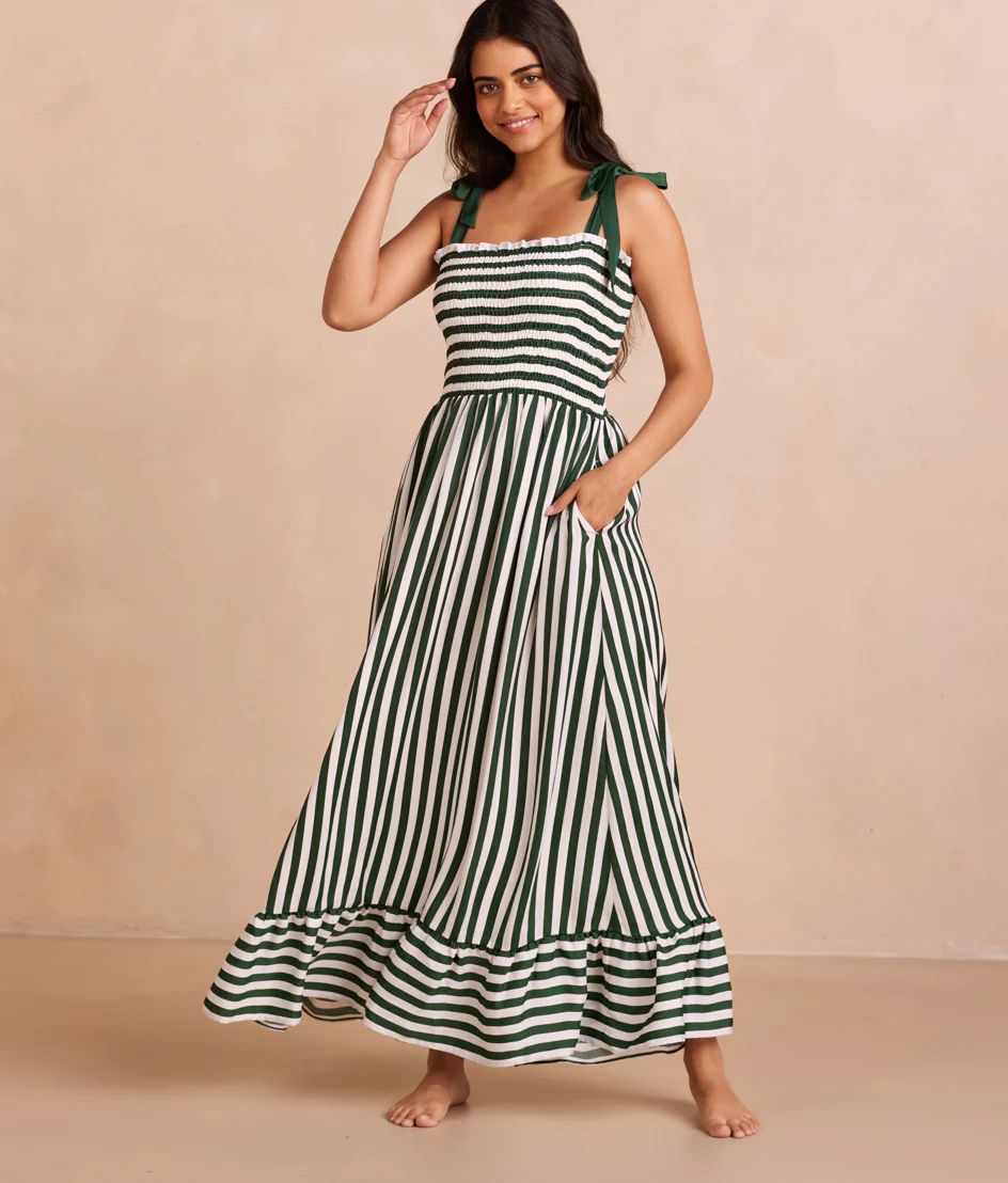 The Silky Luxe Smocked Maxi Dress | SummerSalt