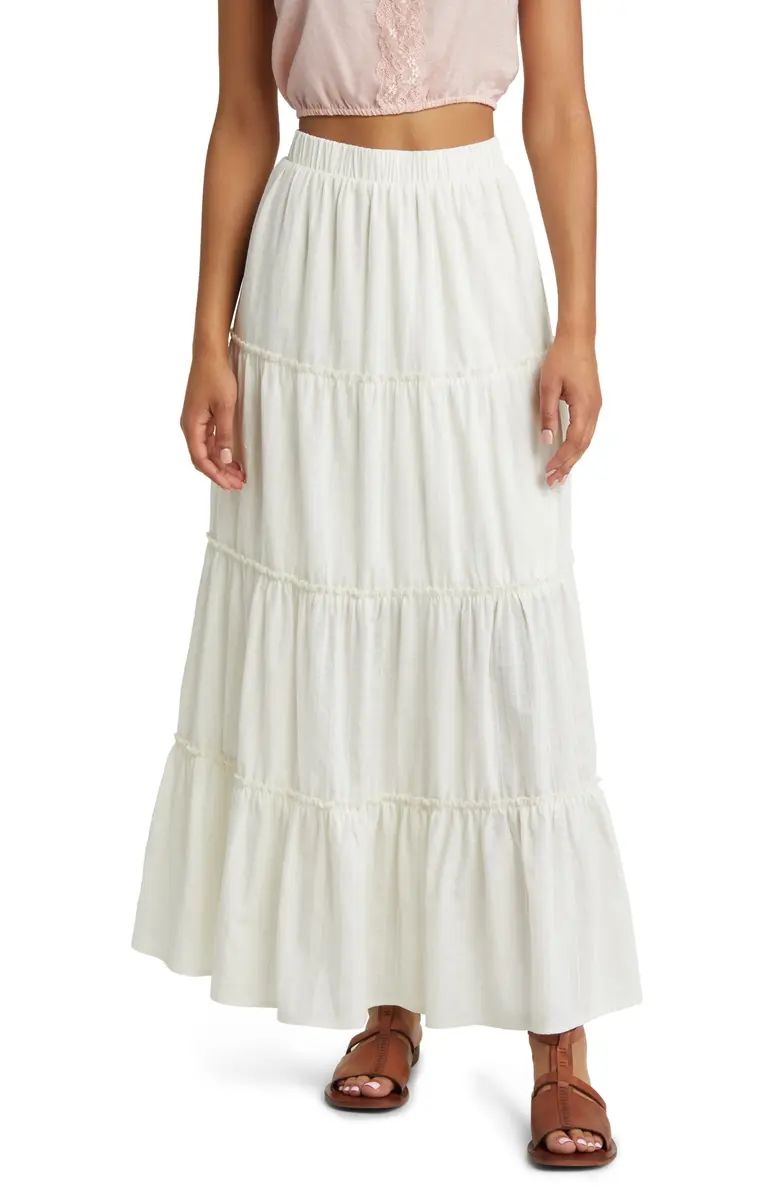 Tiered Cotton Maxi Skirt | Nordstrom