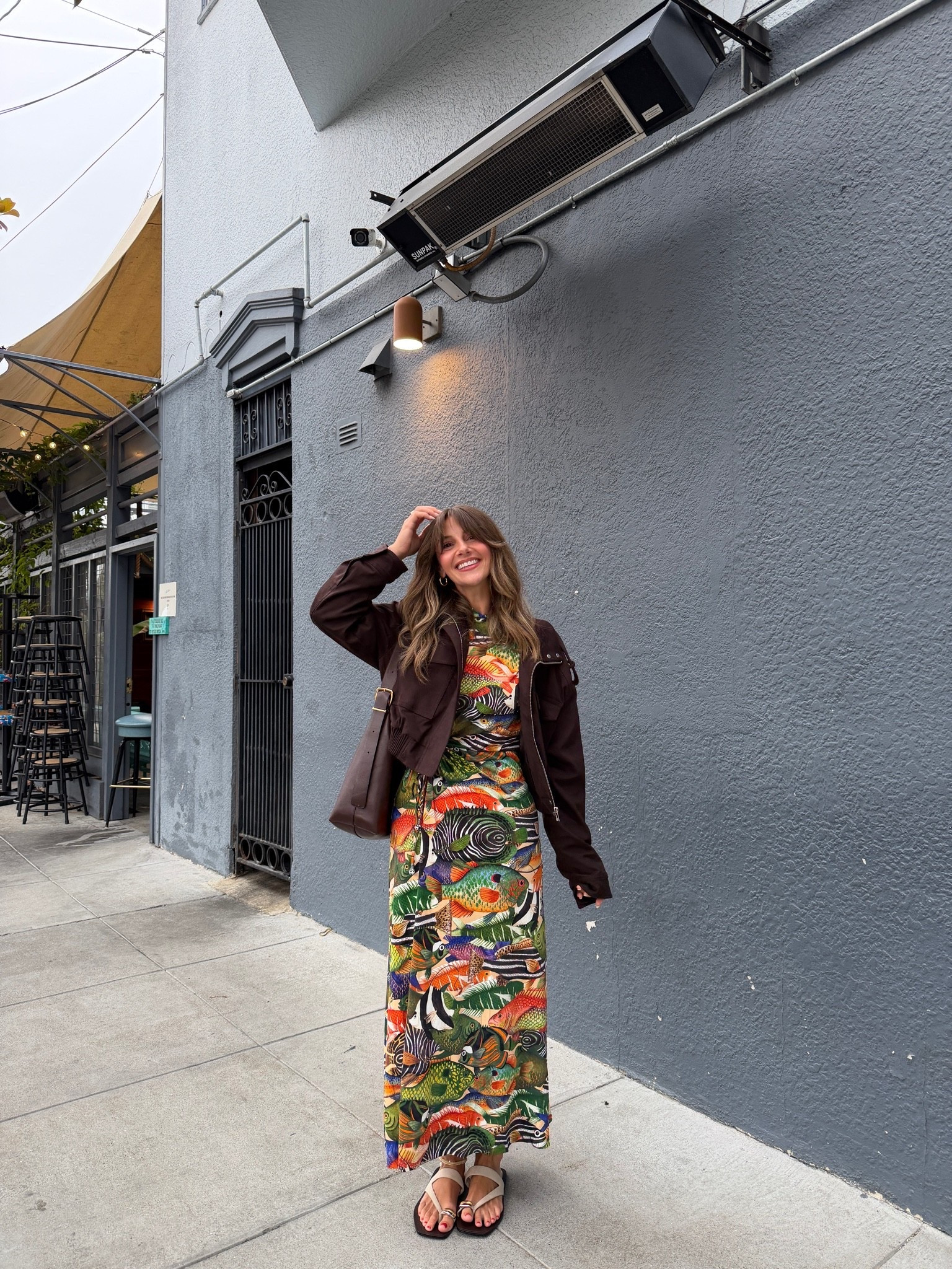 Welcome party outfit 🐠 

Size small dress