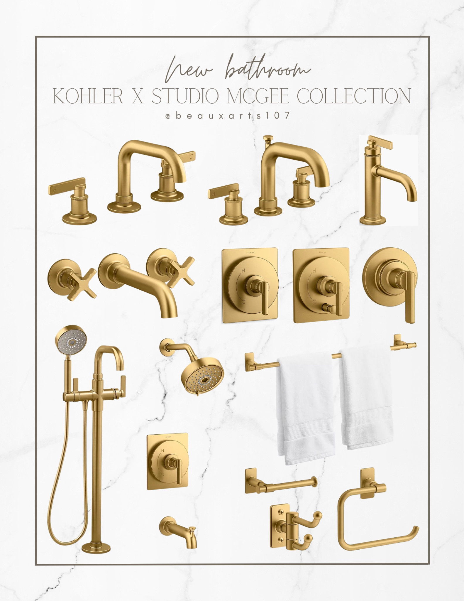 Shop these new bathroom faucets and hardware from the new Kohler x Studio McGee collection!! 

#LTKhome #LTKstyletip