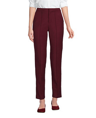 Women's High Rise Bi Stretch Pintuck Pencil Ankle Pants | Macy's