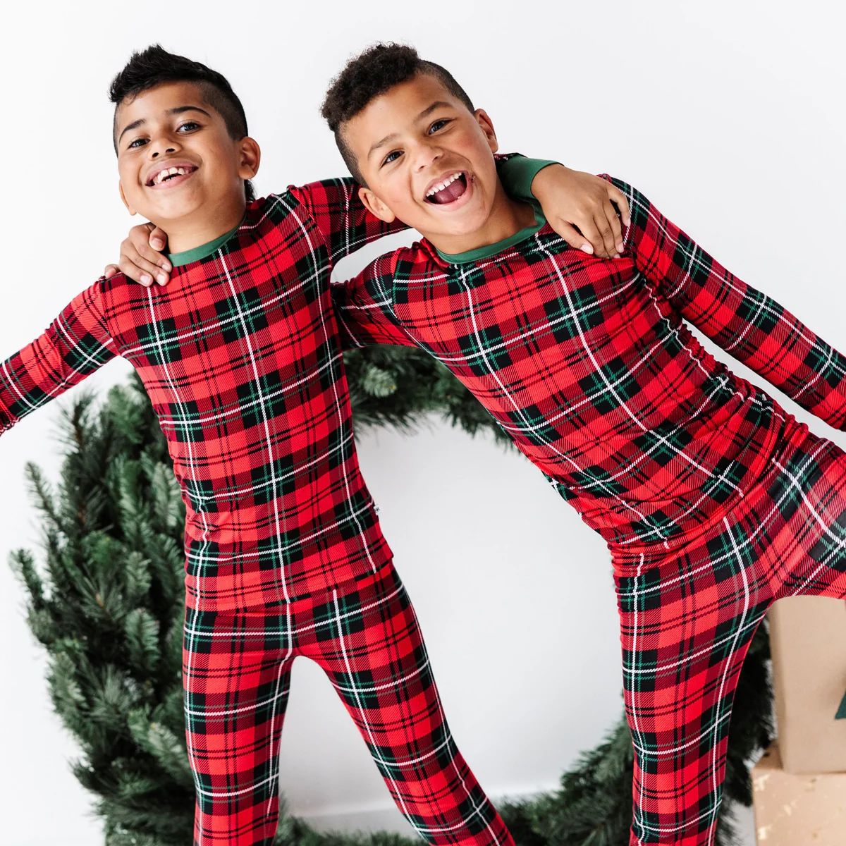 You Plaid Me At Hello Two-Piece Pajama Set | Bums & Roses