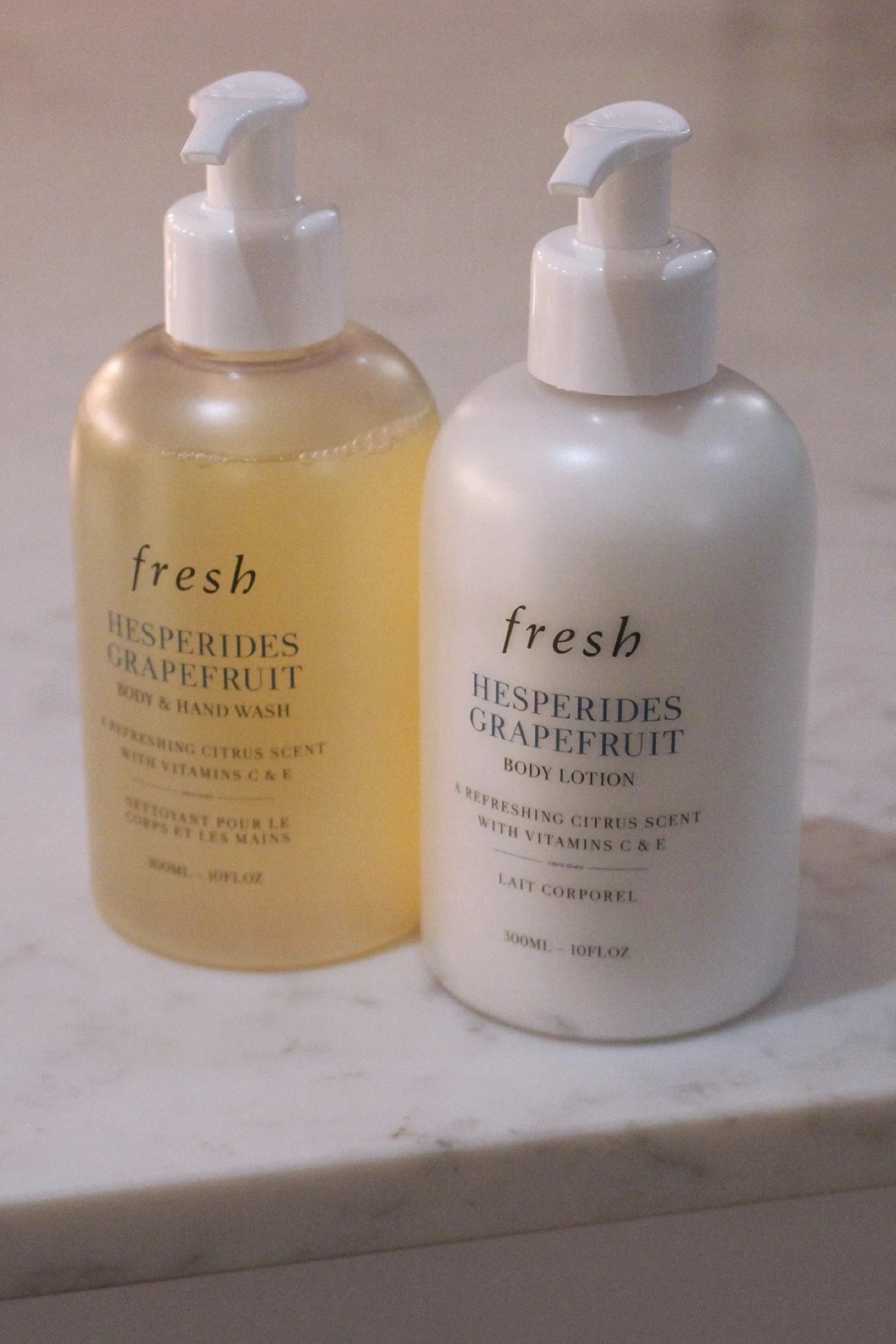The zesty Hesperides Grapefruit Body Wash & Body Lotion duo from Fresh 🍊 

#LTKluxury #LTKgiftguide #LTKskincare