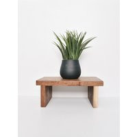 Black Walnut Wood Stool, Plant Stand, Stool Plant Mini Natural Wood, Solid Home, Gift, Bathroom, Kids | Etsy (US)