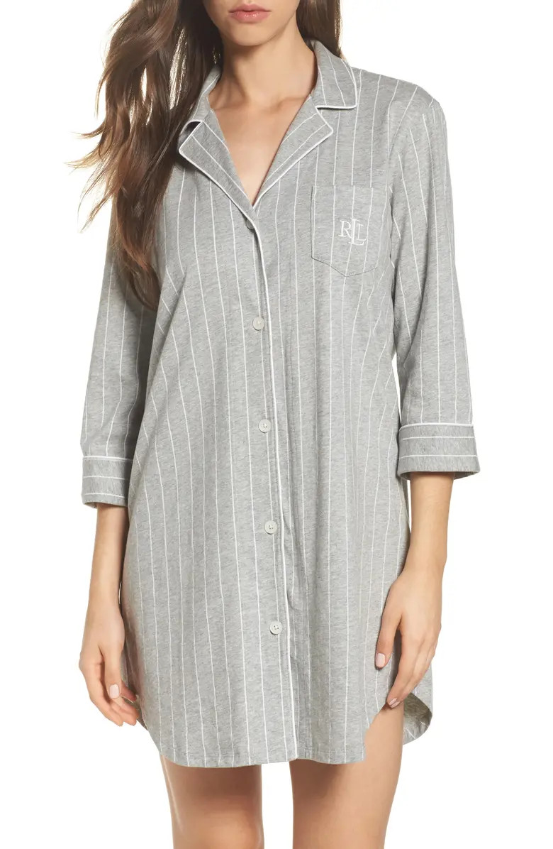 Cotton Jersey Sleep Shirt | Nordstrom