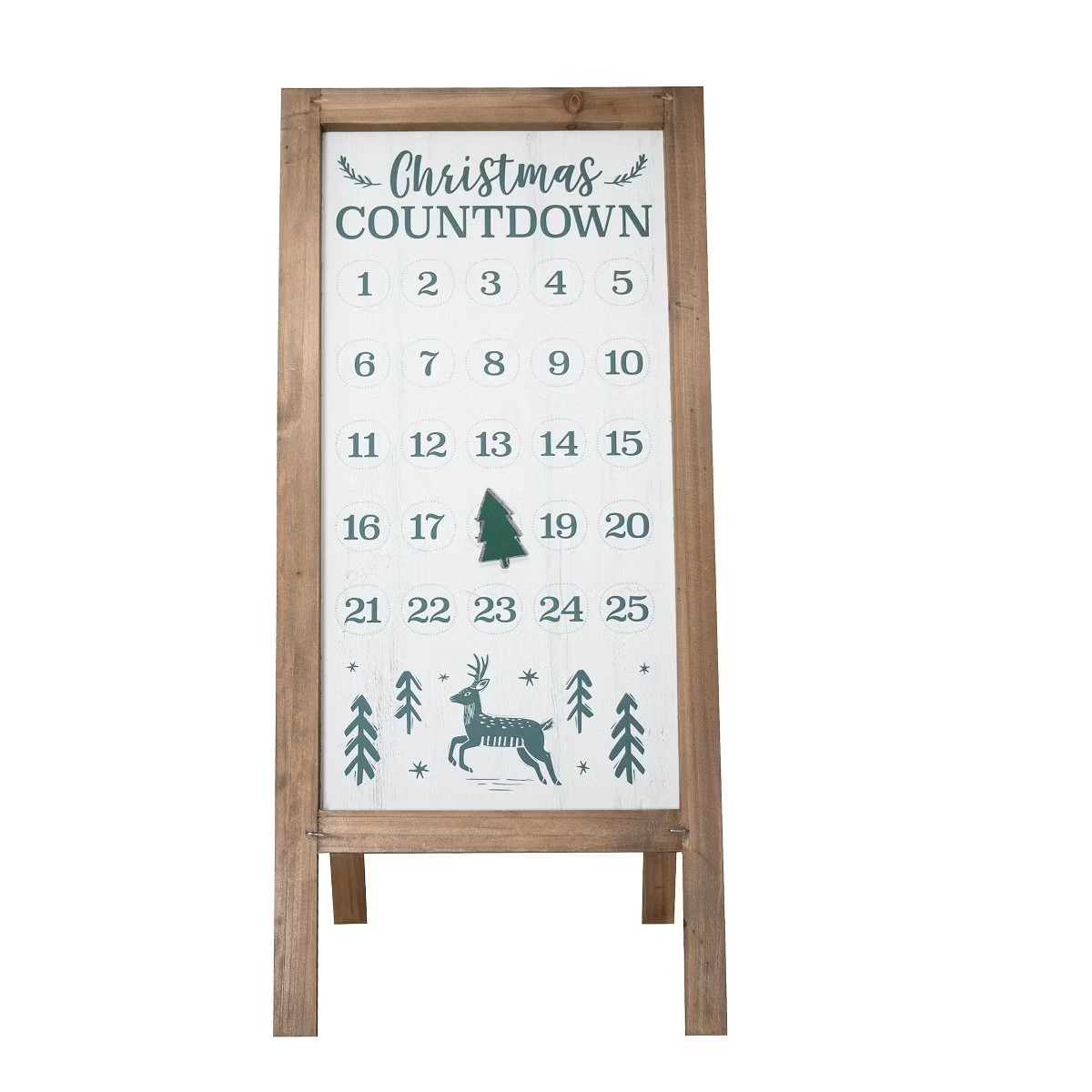 Ganz Wintergreen Christmas Holiday Advent Calendar With Magnetic Tree Marker | Target