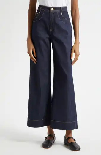 Mandie Denim Peplum Shirt Jacket (Women) | Nordstrom | Nordstrom