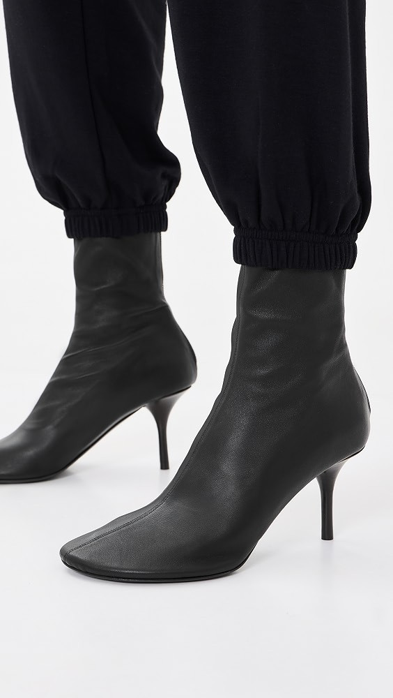 Stretch Leather Ankle Boots | Shopbop
