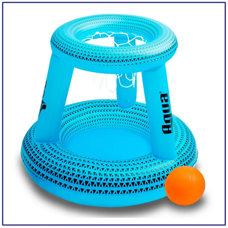 AQUA Dunk & Splash Unisex Blue Basketball Child Pool Game for Kids (2 Pieces) | Walmart (US)