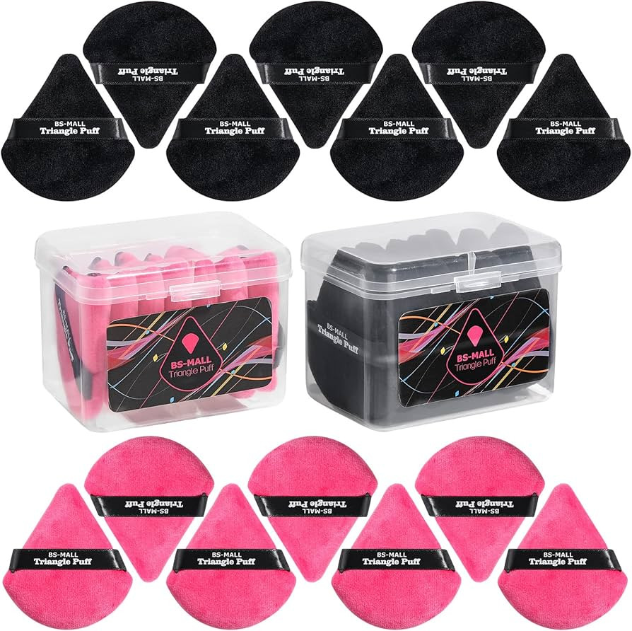 Powder Puff Triangle Powder Puff Washable Reusable Bake Loose Powder Cosmetic Foundation Sponge M... | Amazon (US)