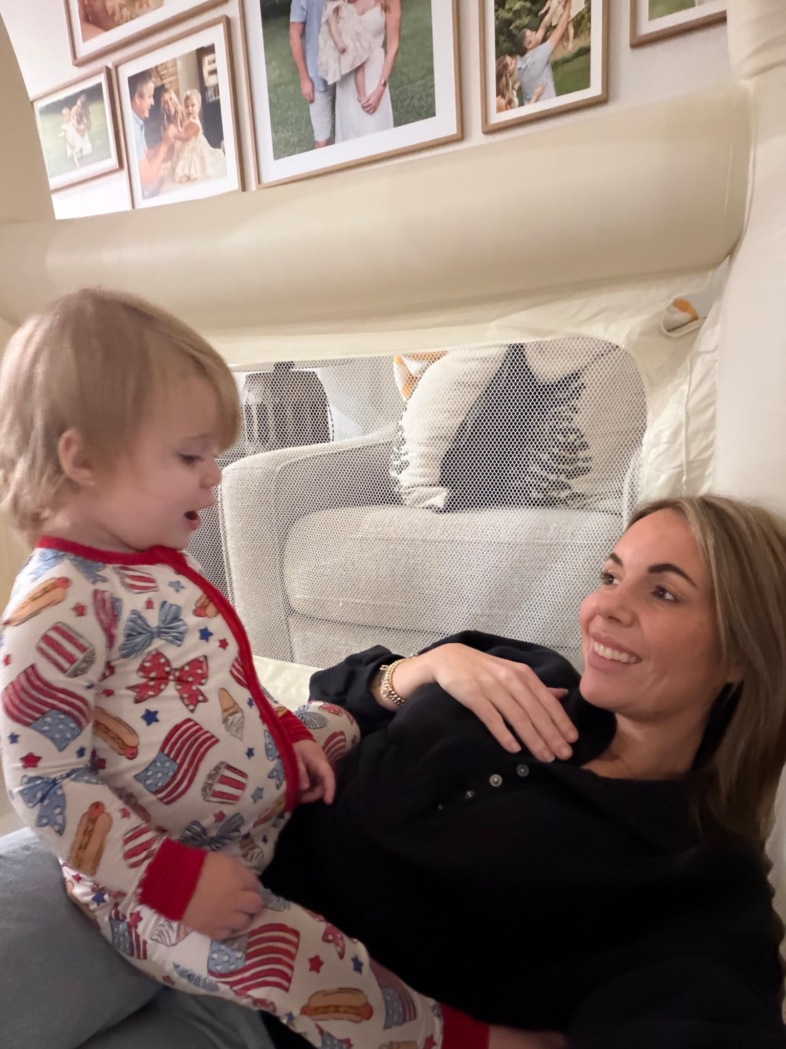 Indoor toddler bounce house! Love it and leave up up 24/7 

#LTKKids #LTKBaby