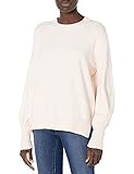 French Connection Women's Babysoft Balloon Sleeve Sweater, Capri Blush, L | Amazon (US)